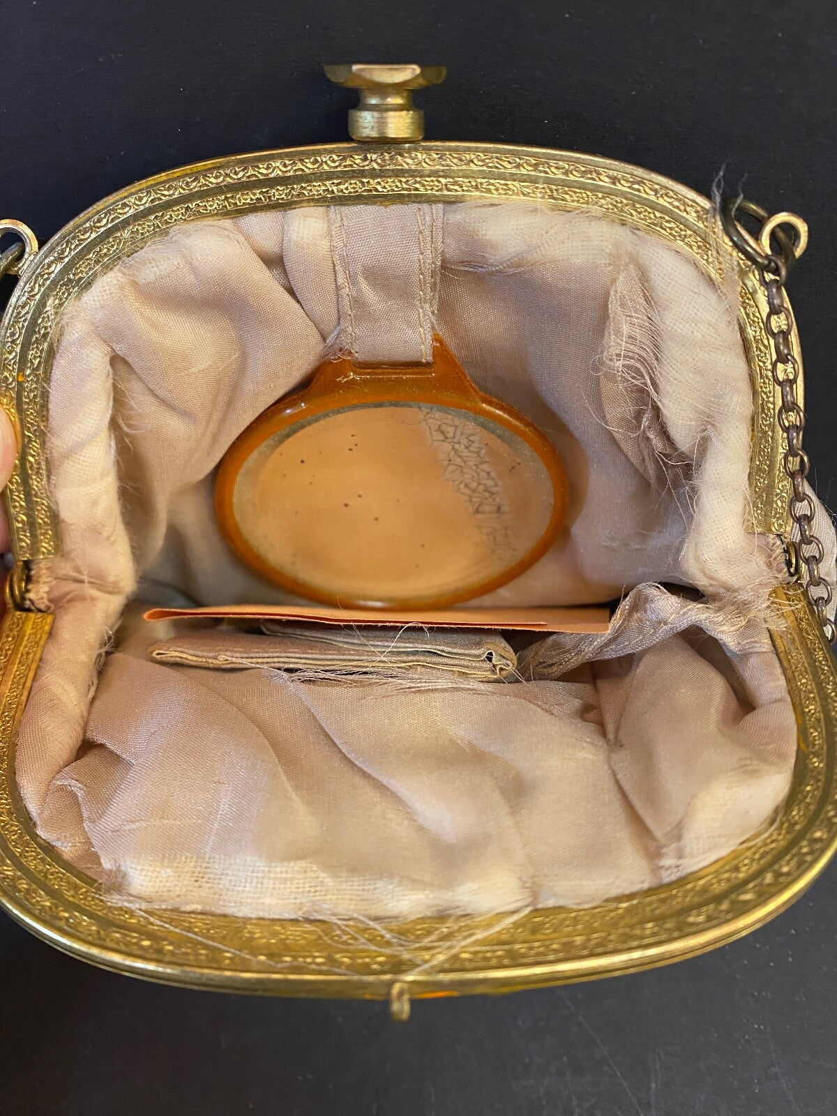 Vintage 20s Silk Art Deco Clutch Handbag 1920s 1930s Vintage clutch