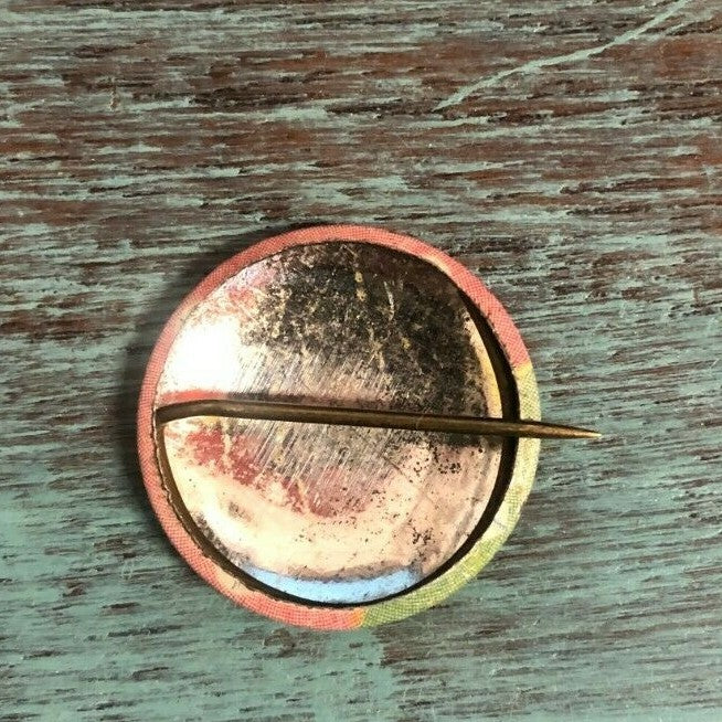 Vintage Pomeranian Litho Pin