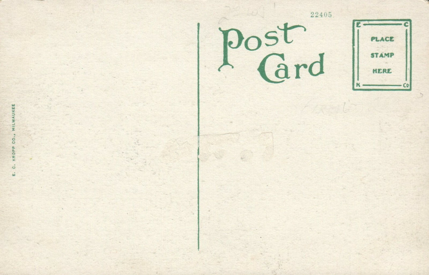 22405 Black and White Print Hotel King Reed City Michigan Mich MI Postcard