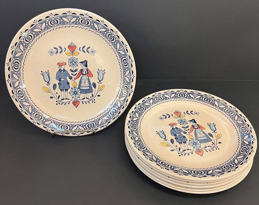 10" DINNER Plate Johnson Brothers Staffordshire Hearts Flowers Old Granite