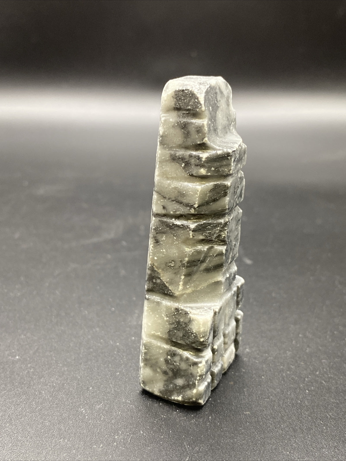 3" GREY GRAY KING Marble Onyx Stone Replacement Chess Piece