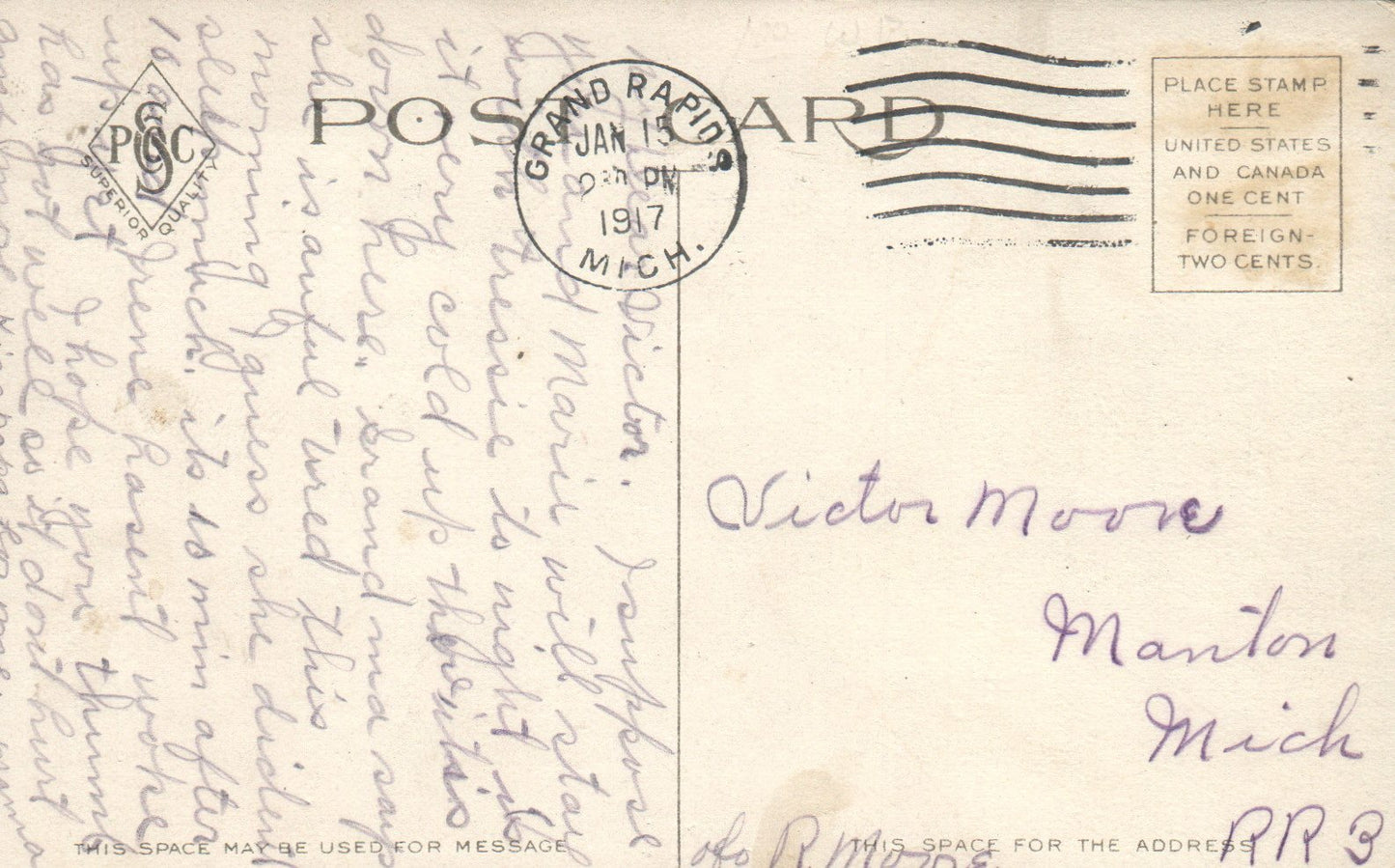 Gymnasium adjoining Central High School, Grand Rapids, Michigan MI Postcard