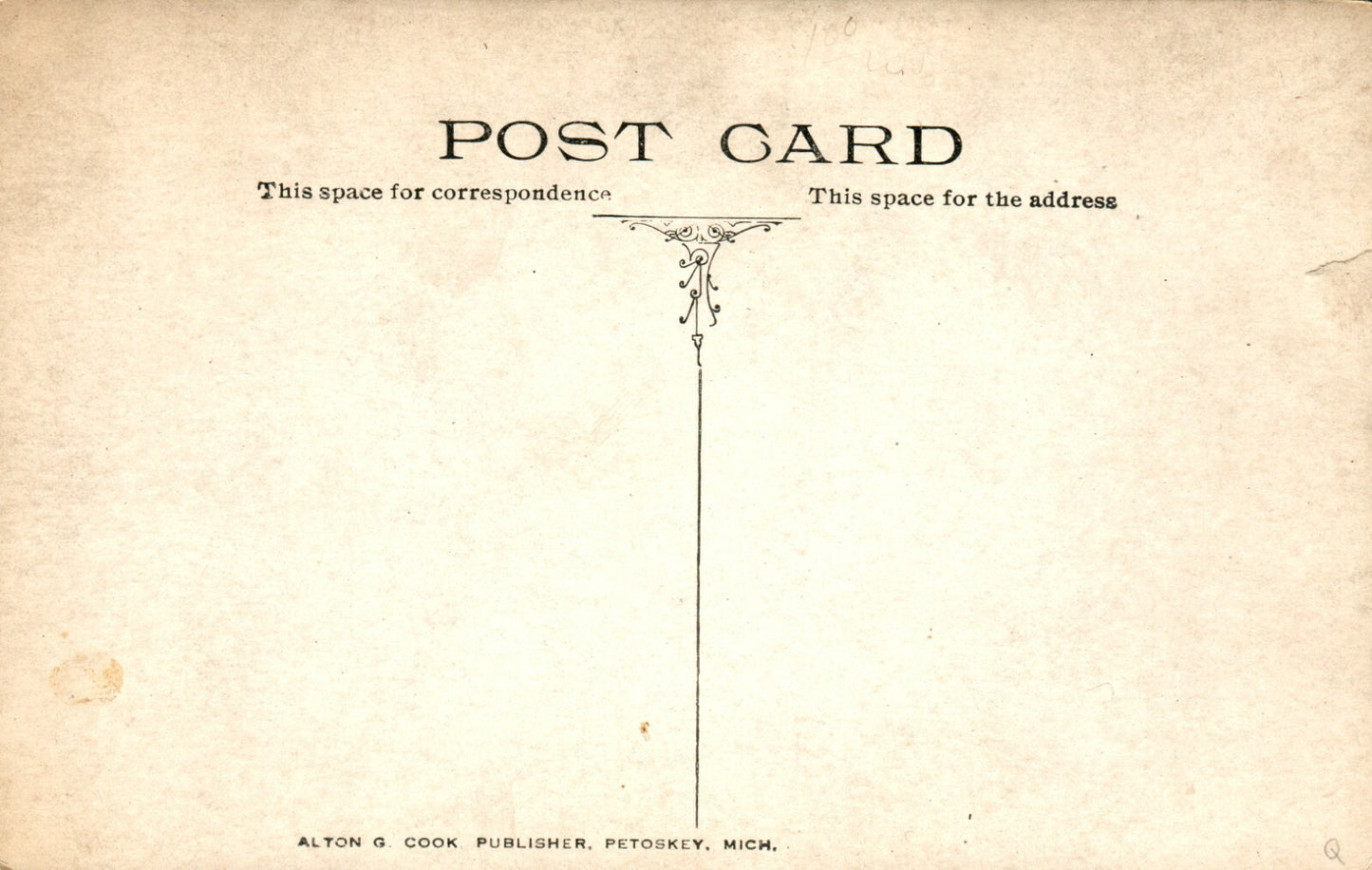 Real Photo Cushman House Annex Petoskey Michigan MI Postcard