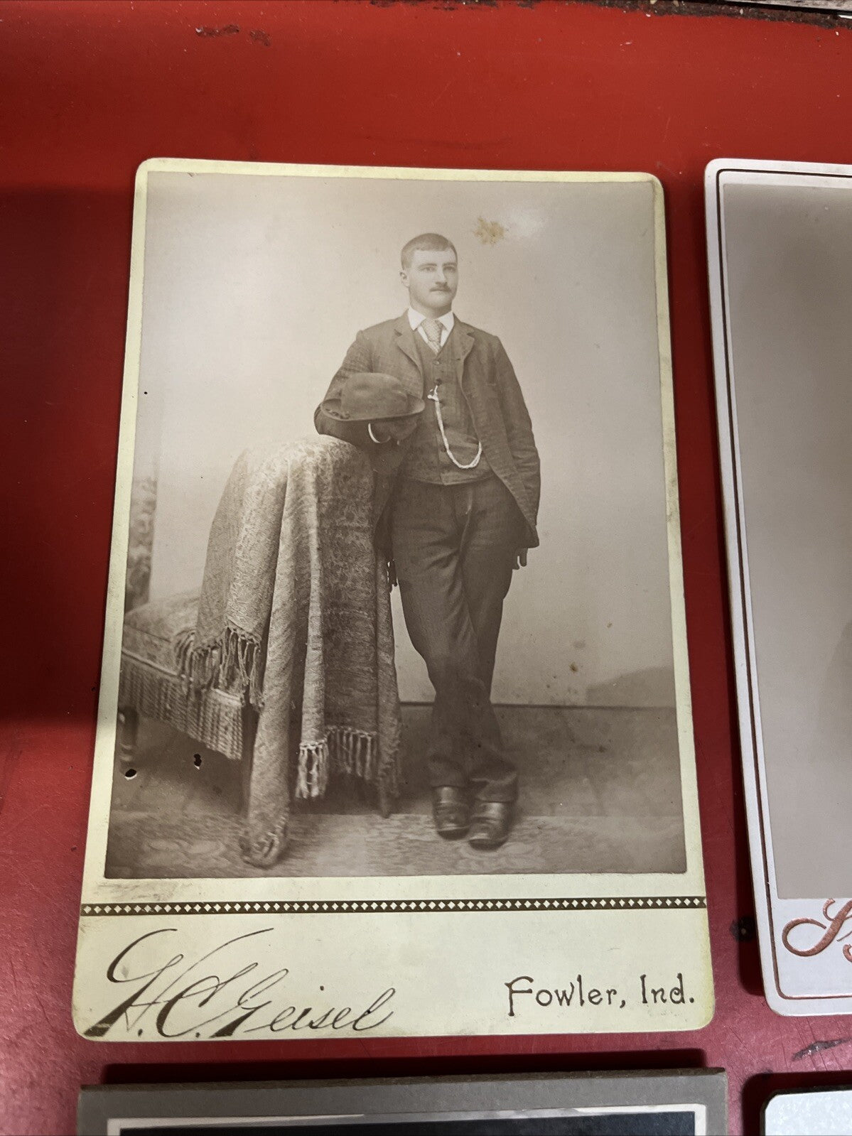 antique cabinet card lot of 6/ Arnold, Pontus, Strode, Ect