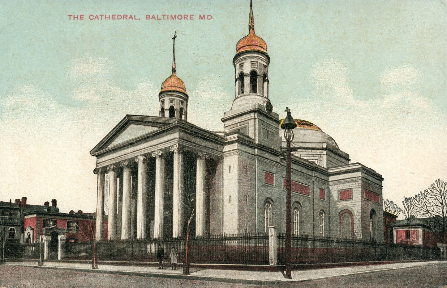 The Cathedral Baltimore MD Maryland Postcard