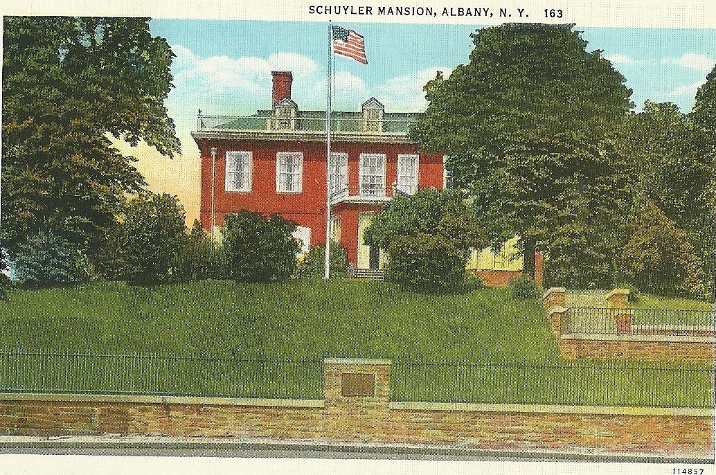 Schuyler Mansion Albany New York NY Postcard