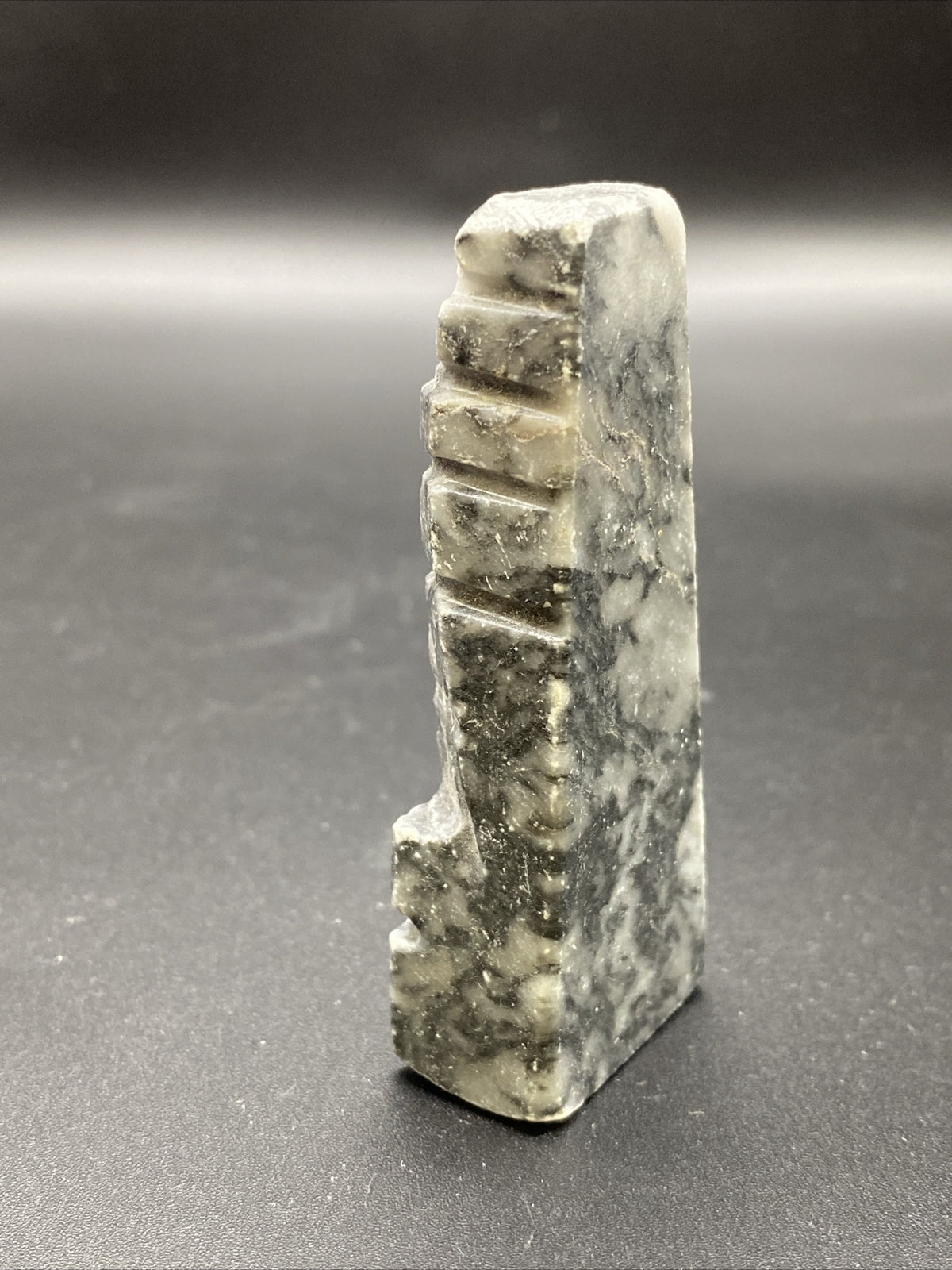 3" GREY GRAY KING Marble  Onyx Stone Replacement Chess Piece
