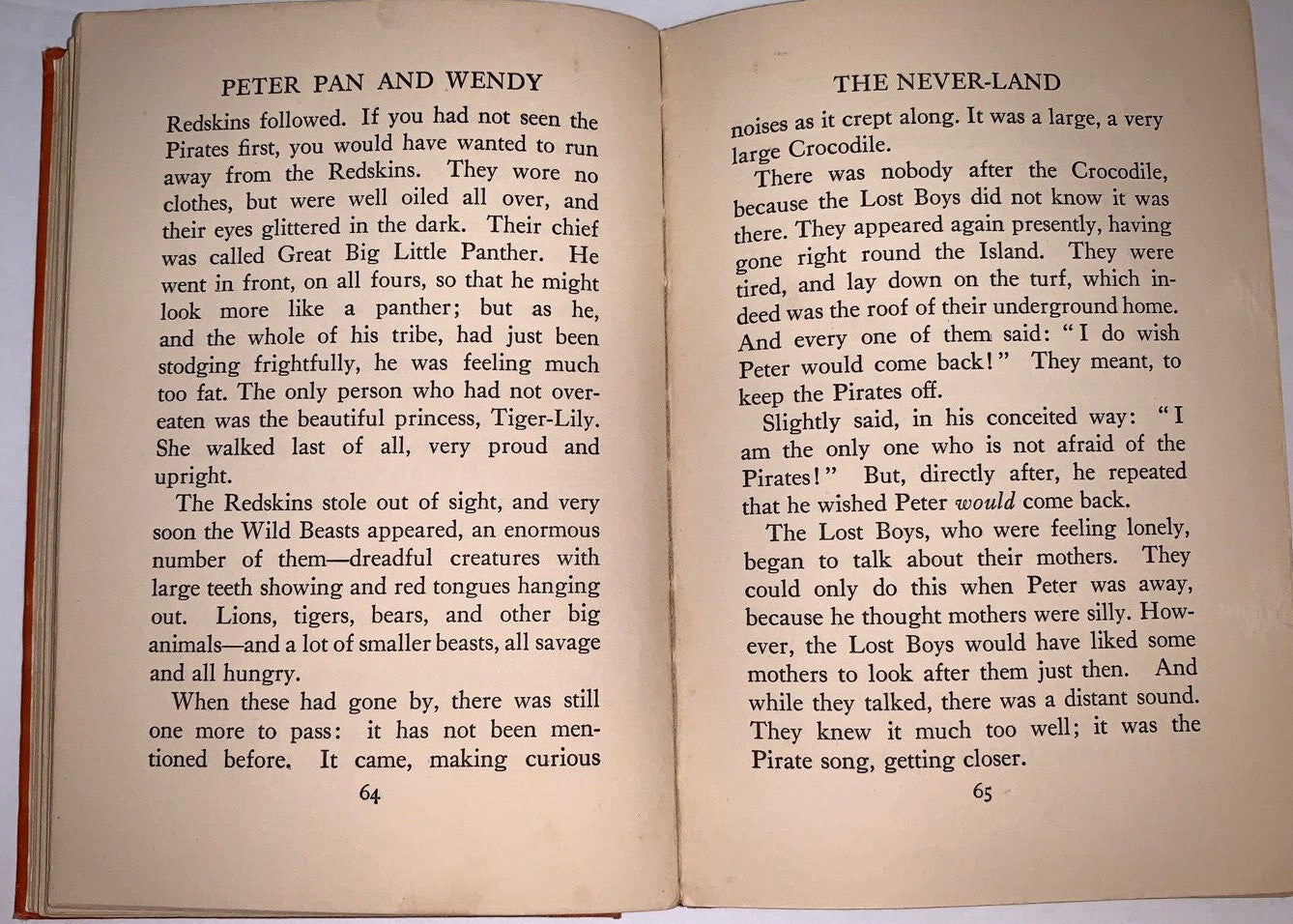 1938 J M Barries Peter Pan & Wendy Retold For Little People MABEL LUCY ATTWELL