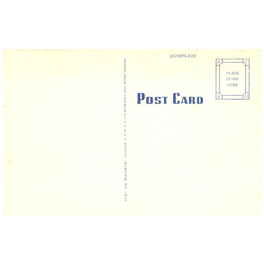 Victory "V" Vintage Patriotic Postcard