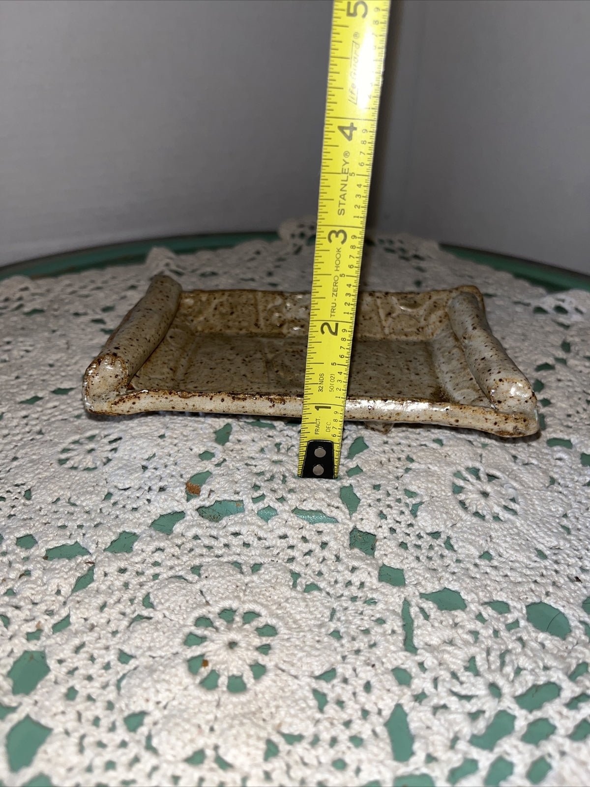 Studio Art Pottery Trinket Dish / Soap Dish USA Made