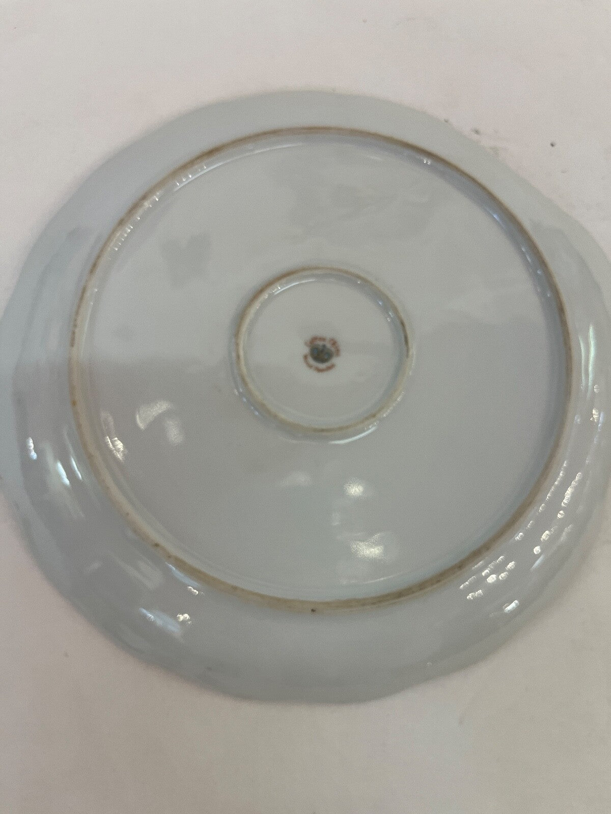 Vintage Lefton China Hand Painted Gold Accent Teacup and Saucer Fruit Pattern