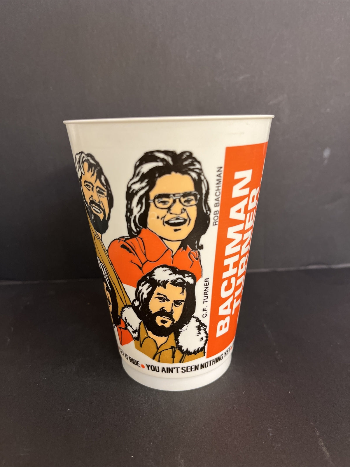 Vintage RARE 1970s 7/11 Plastic Slurpee Cup Bachman Turner Overdrive