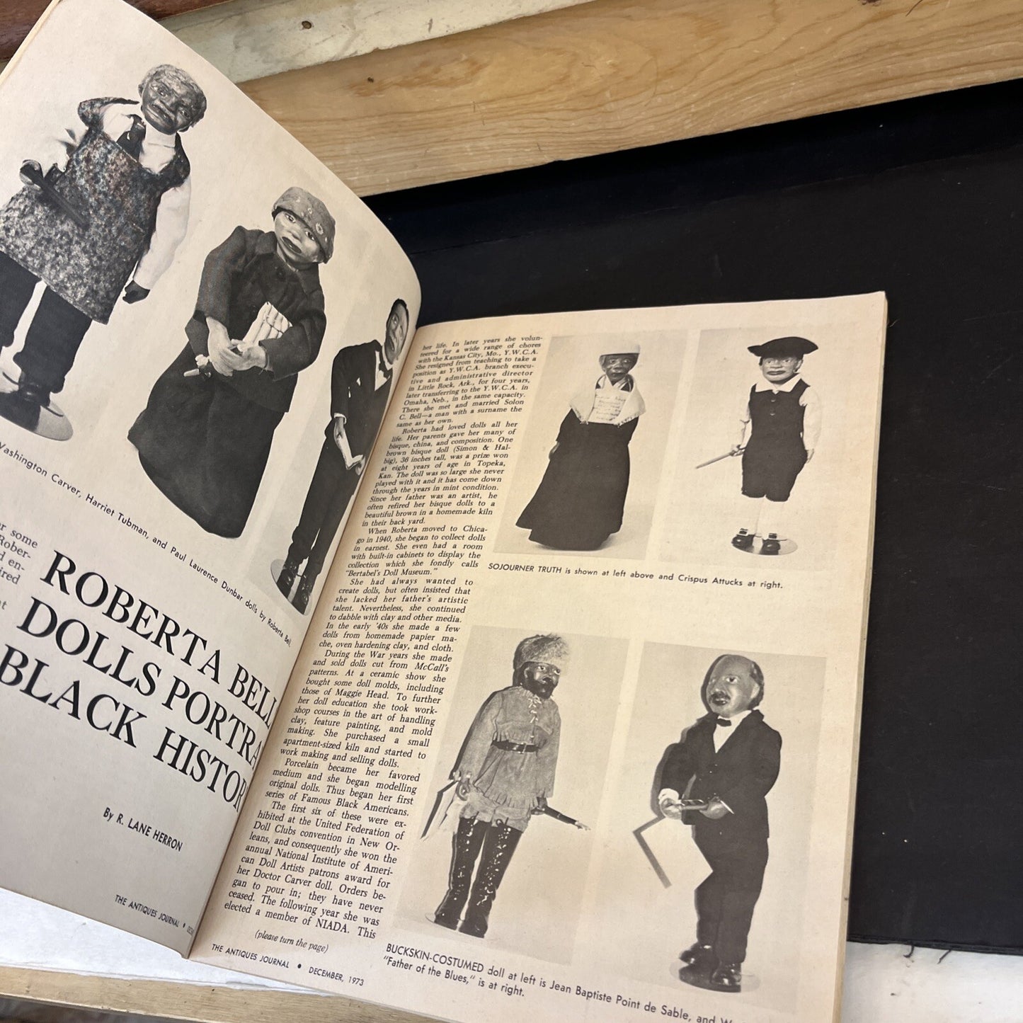 1973 The Antique Journal Robert Burns Ceramic Grace Gebbie Drayton Ephemera