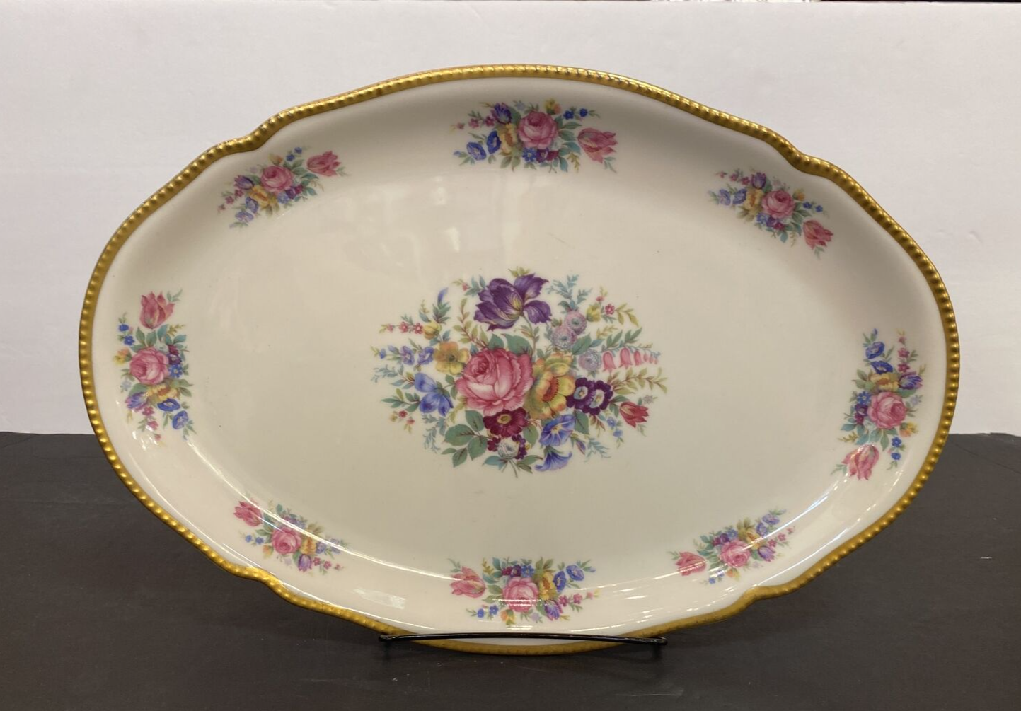 Vintage Castleton China Serving platter 16" x 11" Dish Dishes