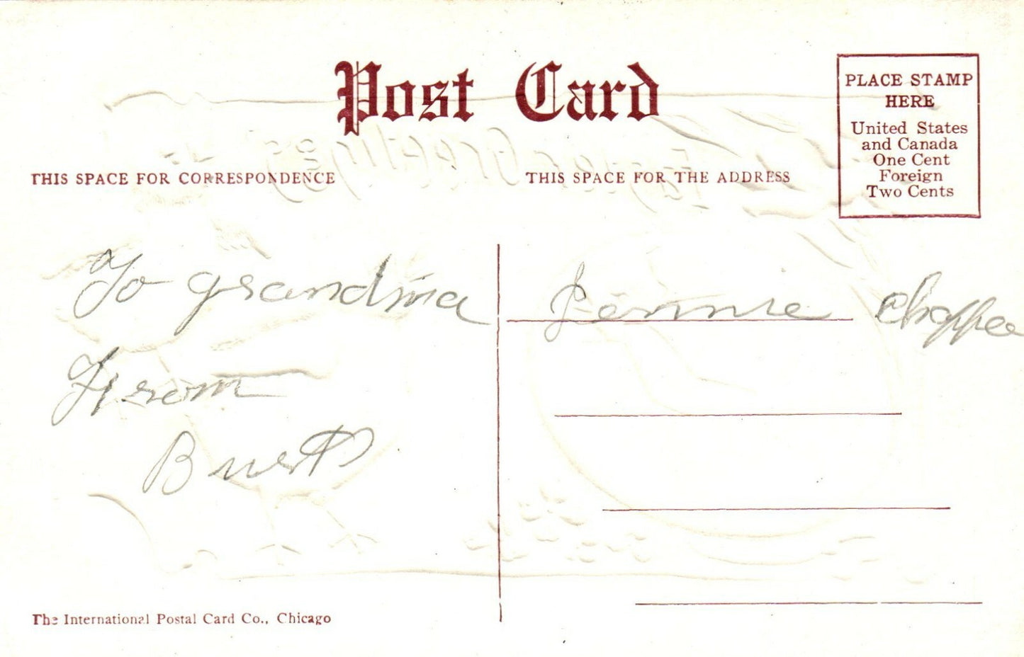 Heavy Embossed Airbrushed Easter Chicks Hatching Postcard