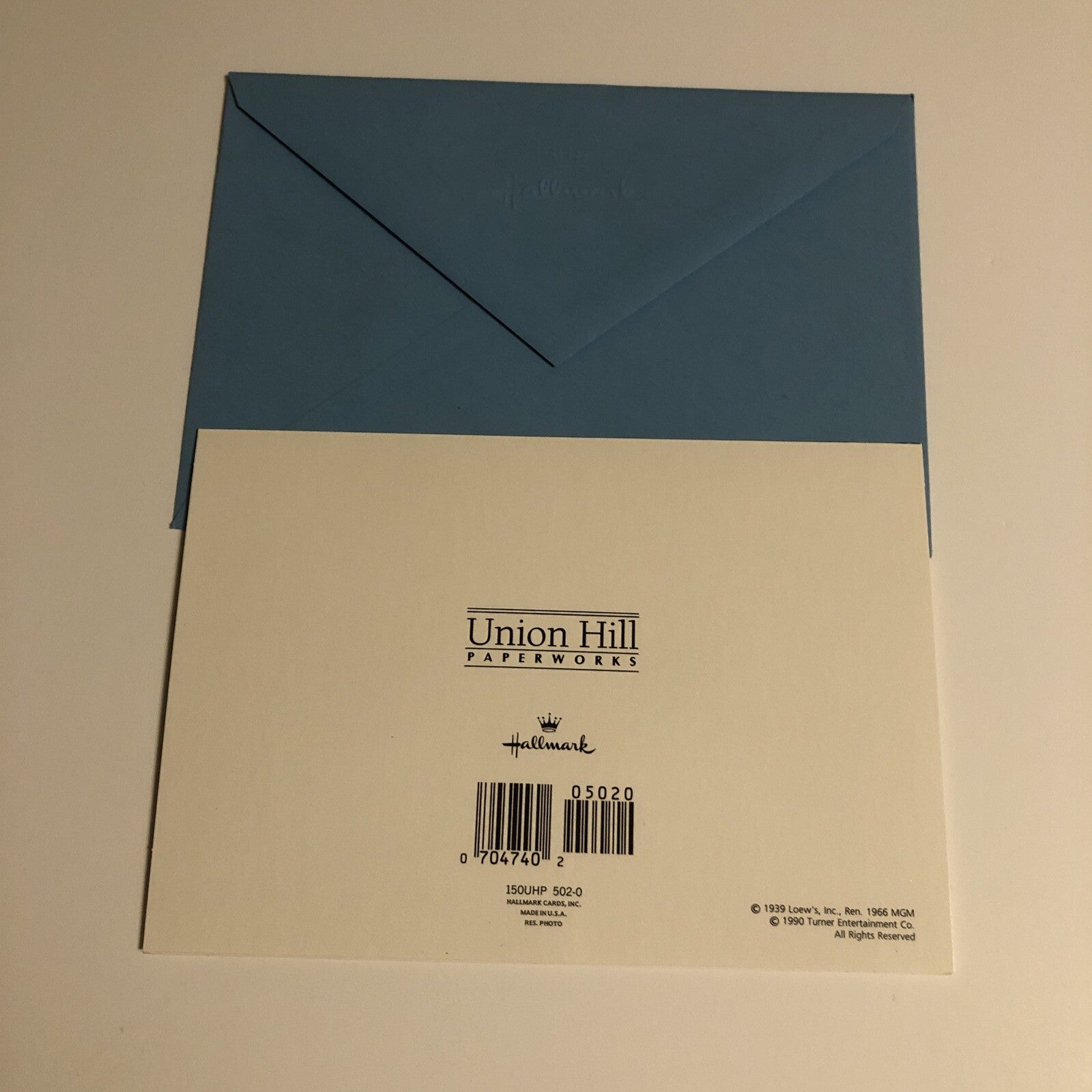 New Wizard of Oz Munchkins Present to Dorothy Greeting Card Hallmark 1990