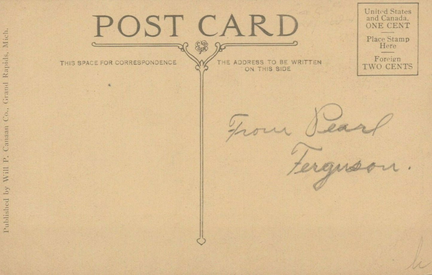 Building No. 4 P.M. Station Ionia Michigan MI Mich Postcard