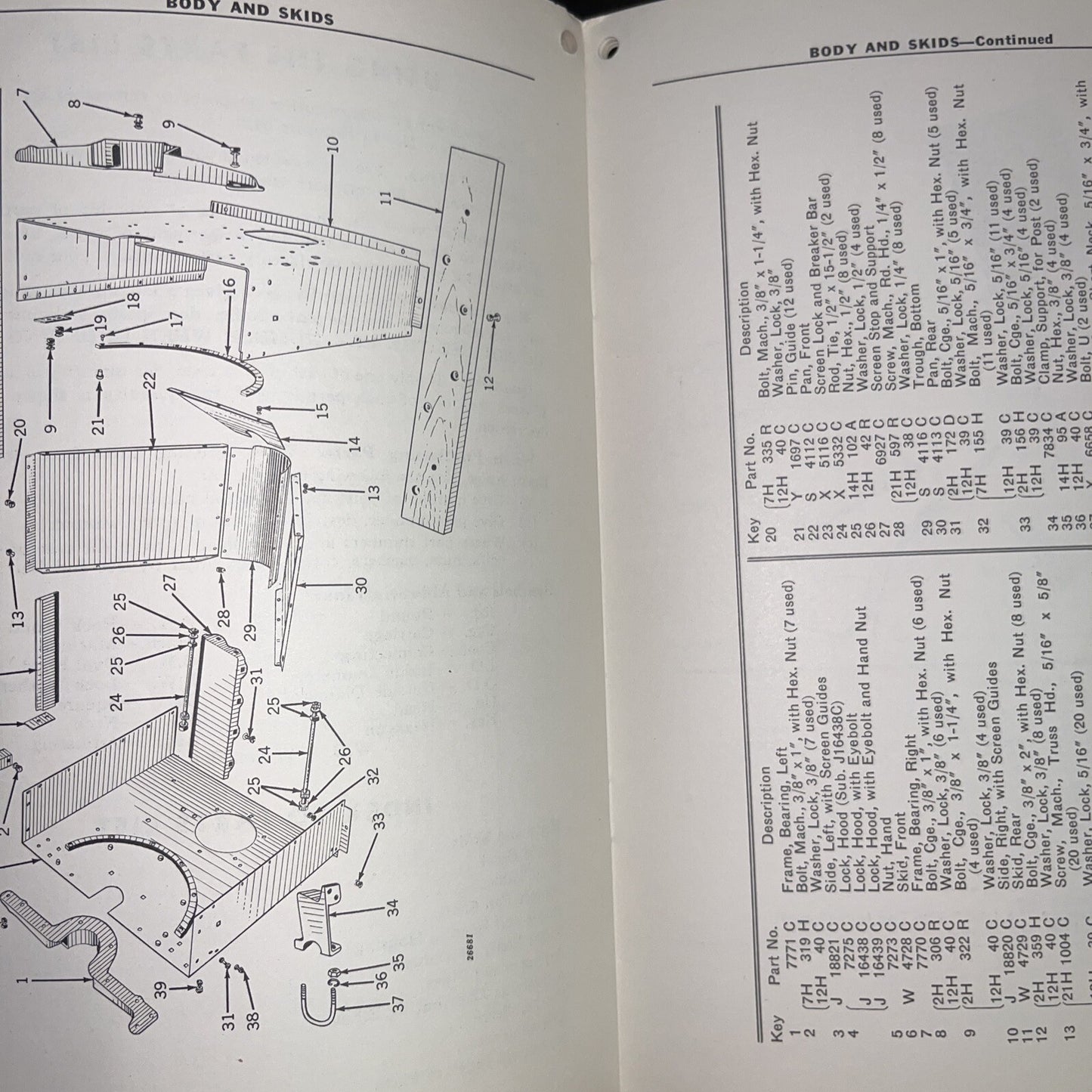 Vtg John Deere No. 14 Hammer Mill, OM-C3-752 Operator's Manual