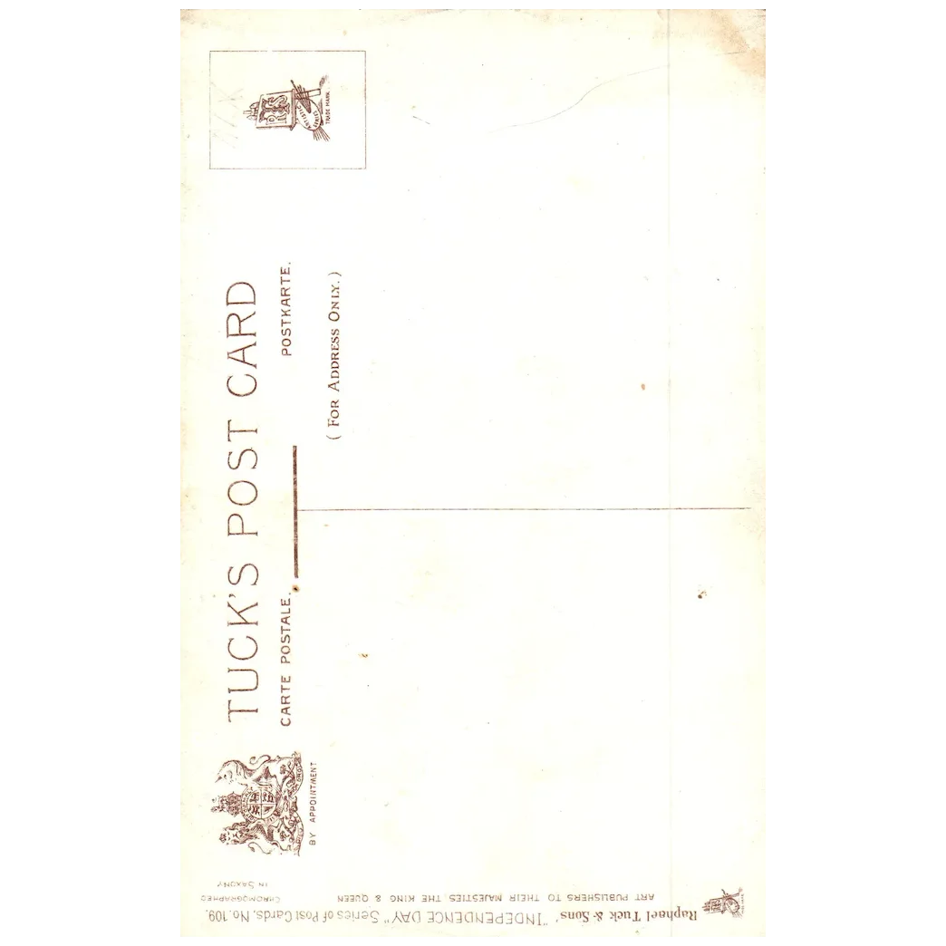 "This is a day of Memory, 'Tis Freedom's Jubilee!" George Washington Postcard