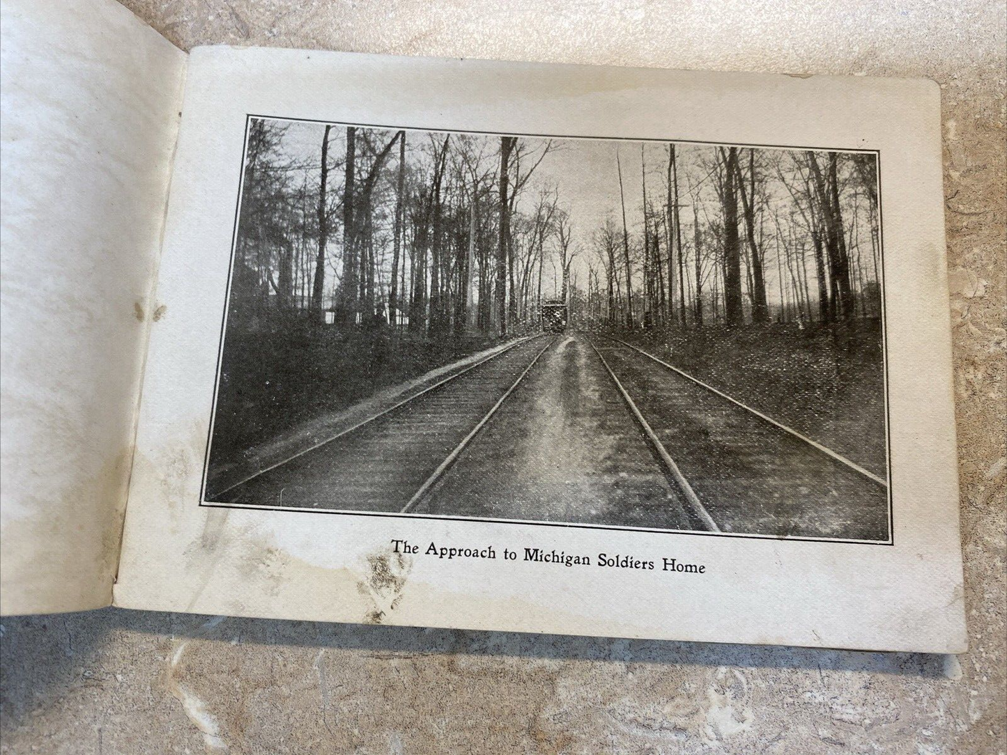 1901 Vintage Grand Rapids Michigan MI Soldiers Home Advertising postcard Booklet