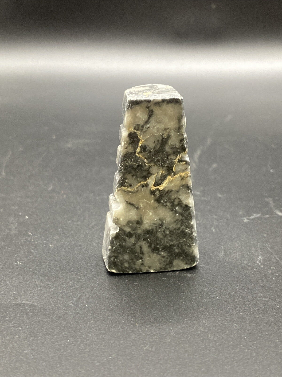 2 1/4" GRAY Marble  Onyx Stone Replacement Bishop Chess Piece GREY