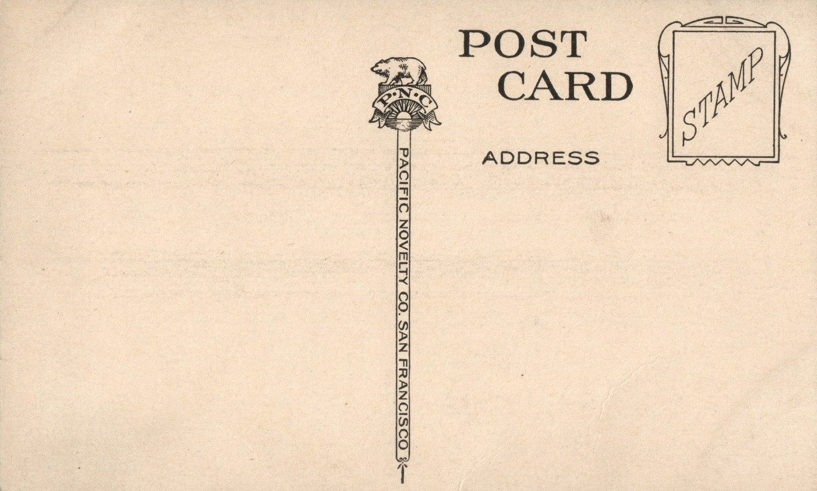 Winter Panama Pacific Expo San Francisco CA California Exposition Nude Postcard