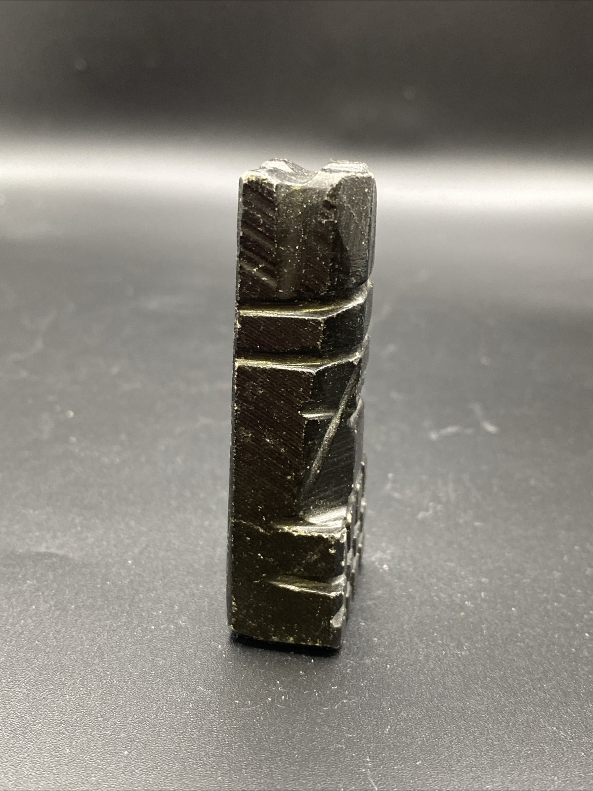 2 1/2 " BLACK Marble  Onyx Stone Replacement Chess Piece