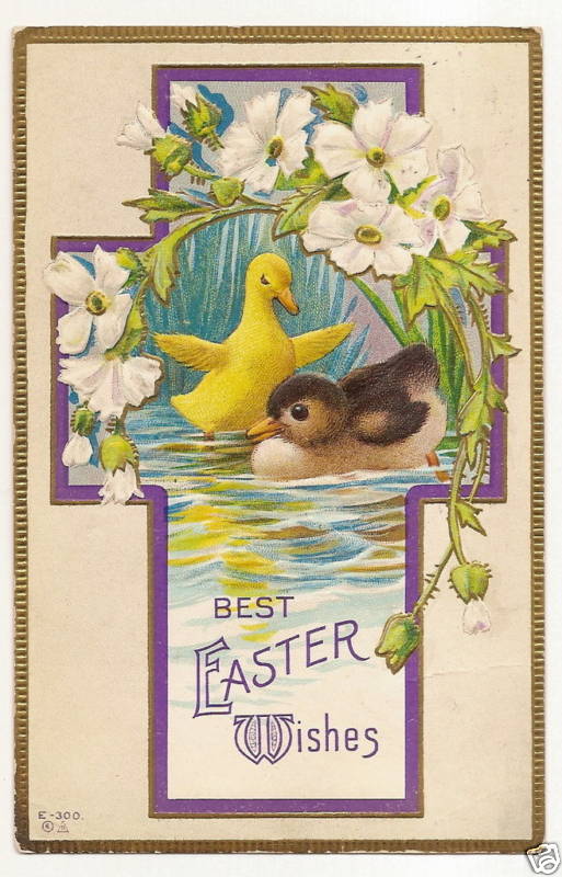 Nash Duck Easter Postcard Series E300