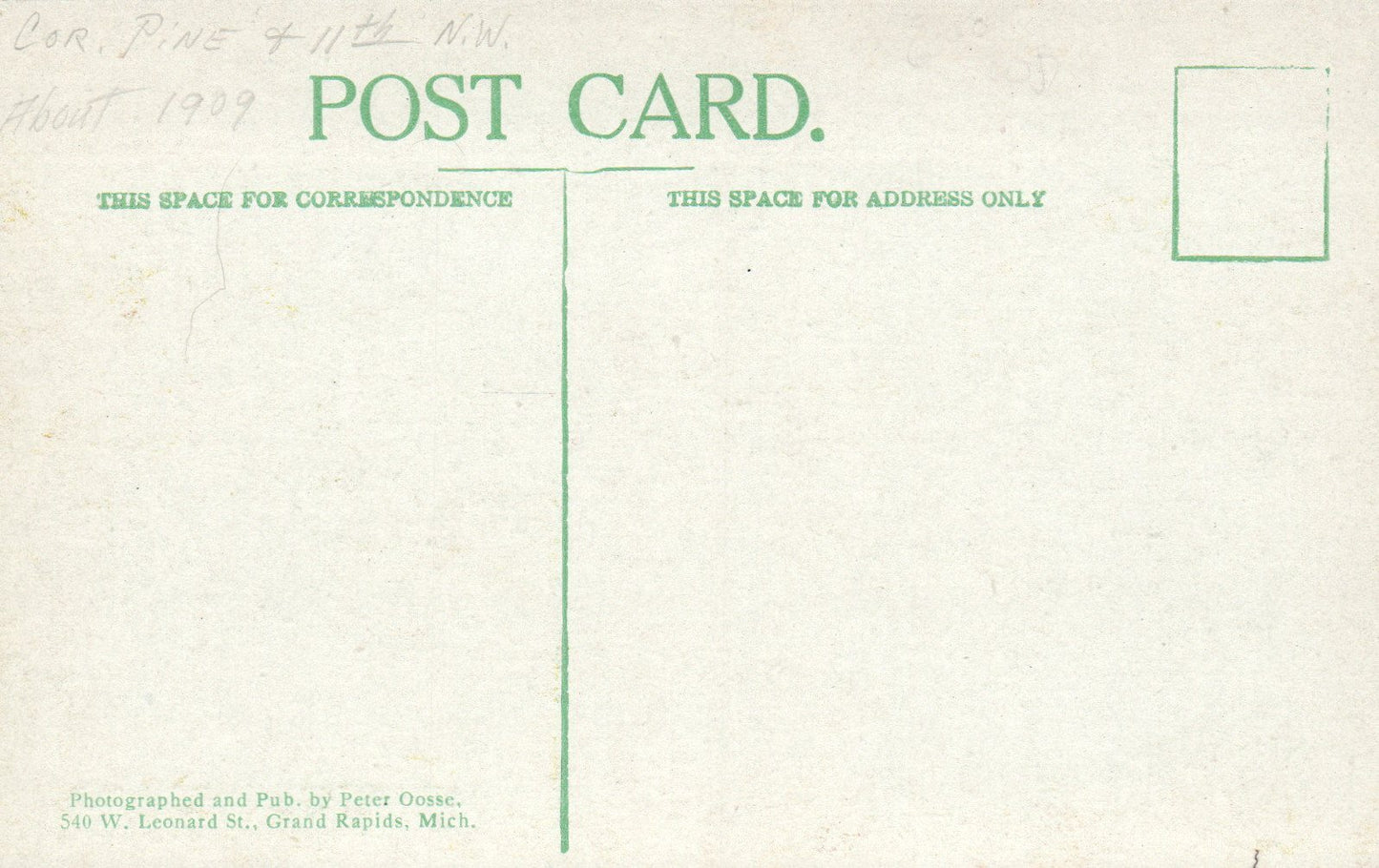 Crowd Watching Boy in Greased Pole Contest, Grand Rapids MI Postcard