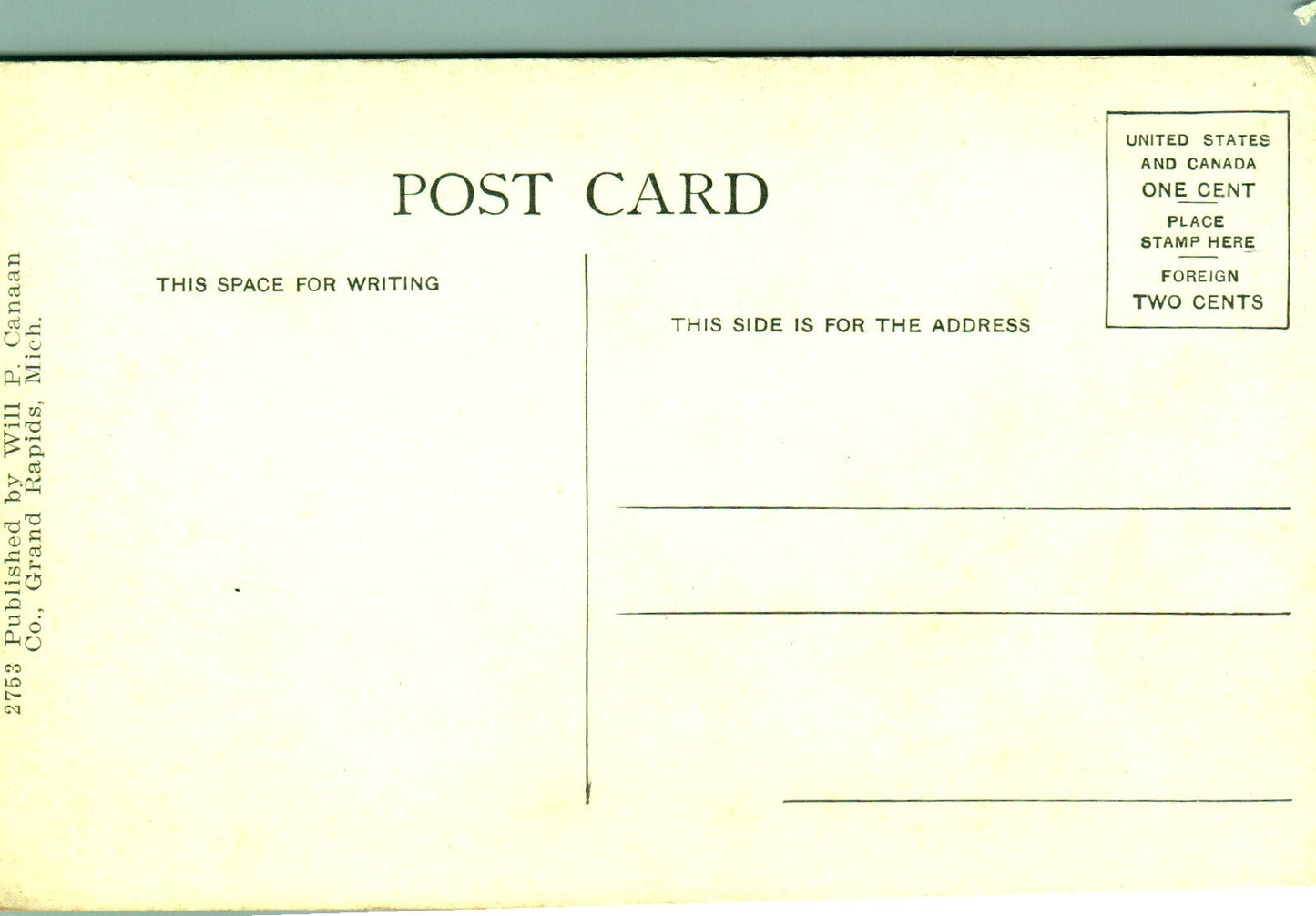 East Side of Main Street in Alto Michigan Vintage Postcard