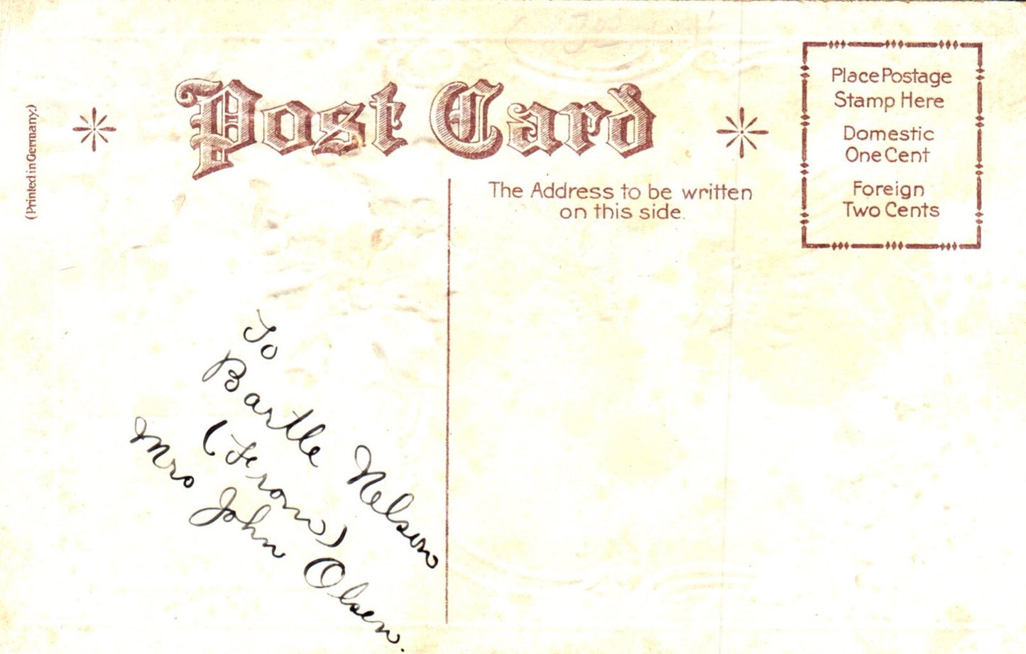 Christmas Wishes Angel with Holly Vintage Angel Christmas Postcard