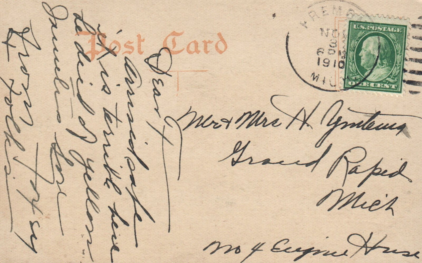 Darling Milling Company in Fremont Michigan MI Postcard