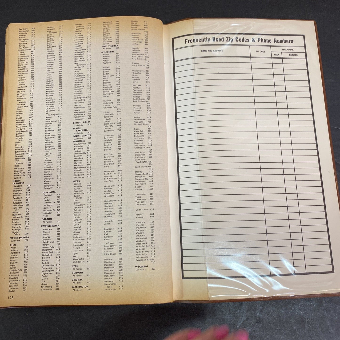 1972 United States Tilt Wheel Steering Zip Code Pub Directory W T Rogers Co