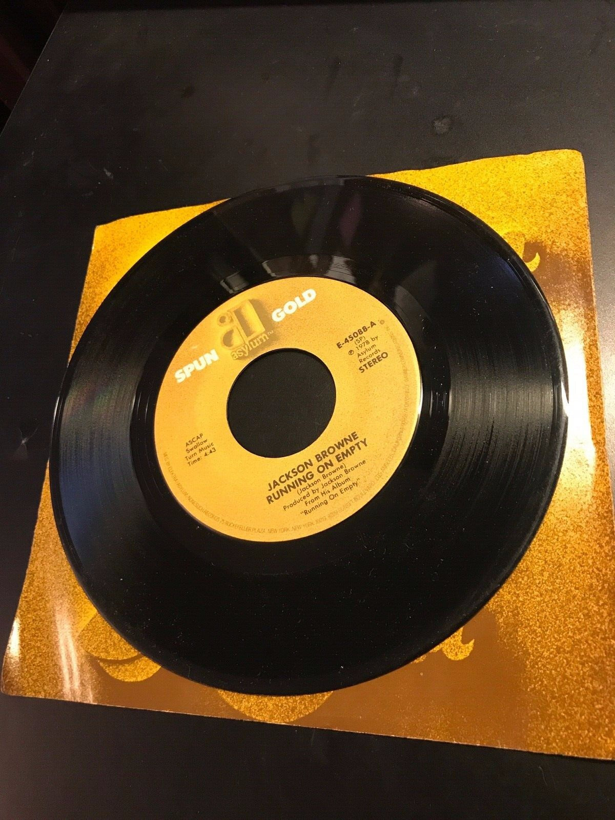 Jackson Browne 45 Record Album Elektra Asylum Spun Gold Excellent~