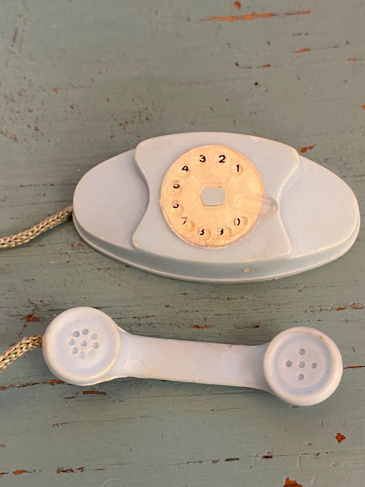 VINTAGE BARBIE SKIPPER DOLL PRINCESS BLUE PHONE ACCESSORY #1909 DREAMTIME 1960