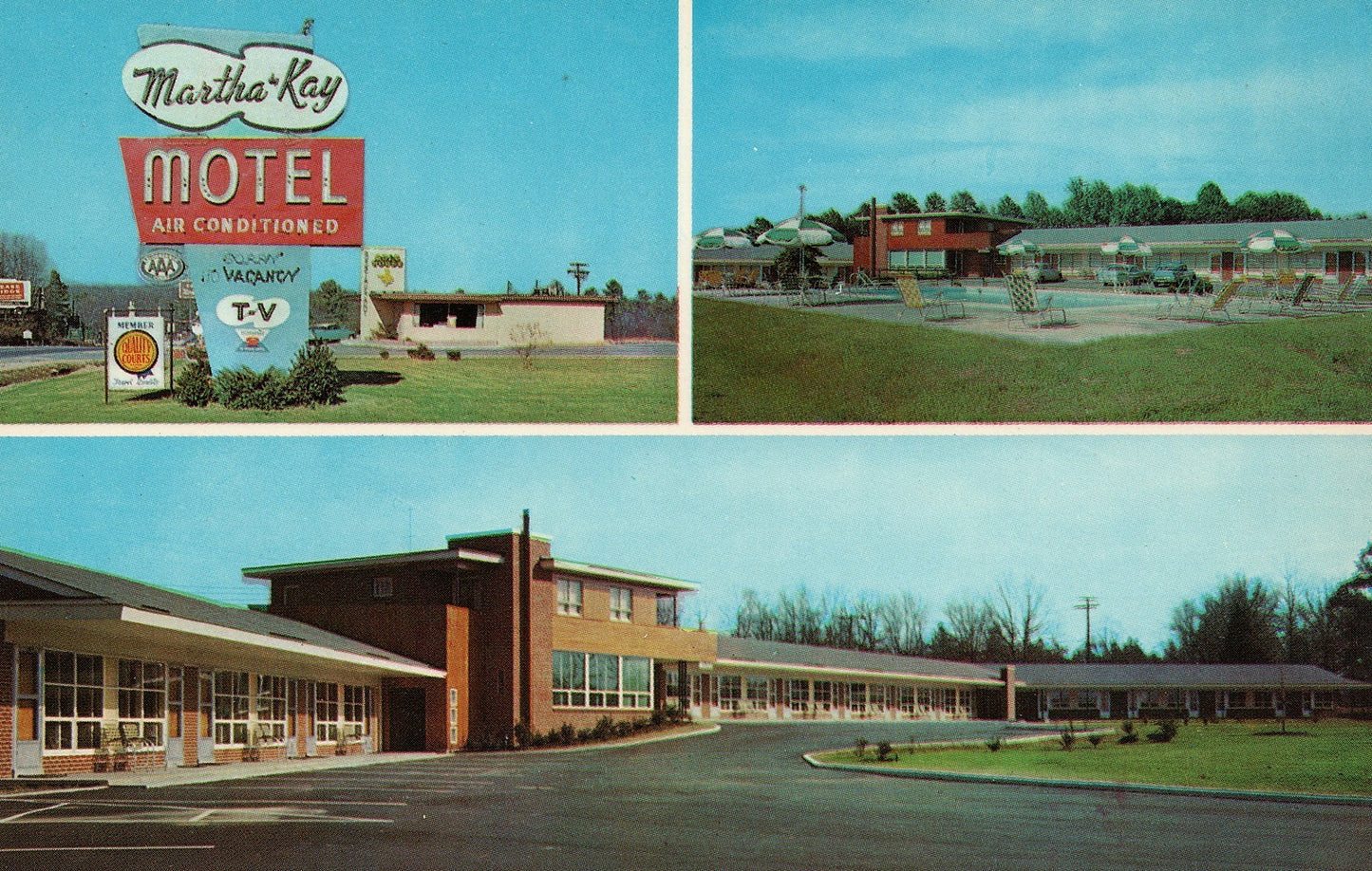 Martha Kay Hotel Motel Richmond VA Virginia Postcard