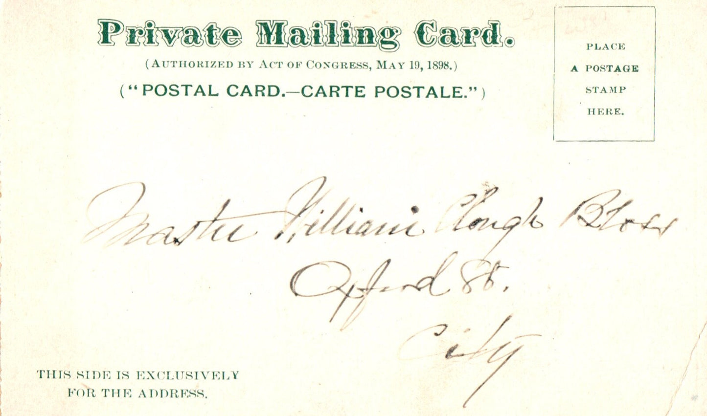 Bright Be Your Christmas Santa Walking With Toys Vintage Santa Postcard