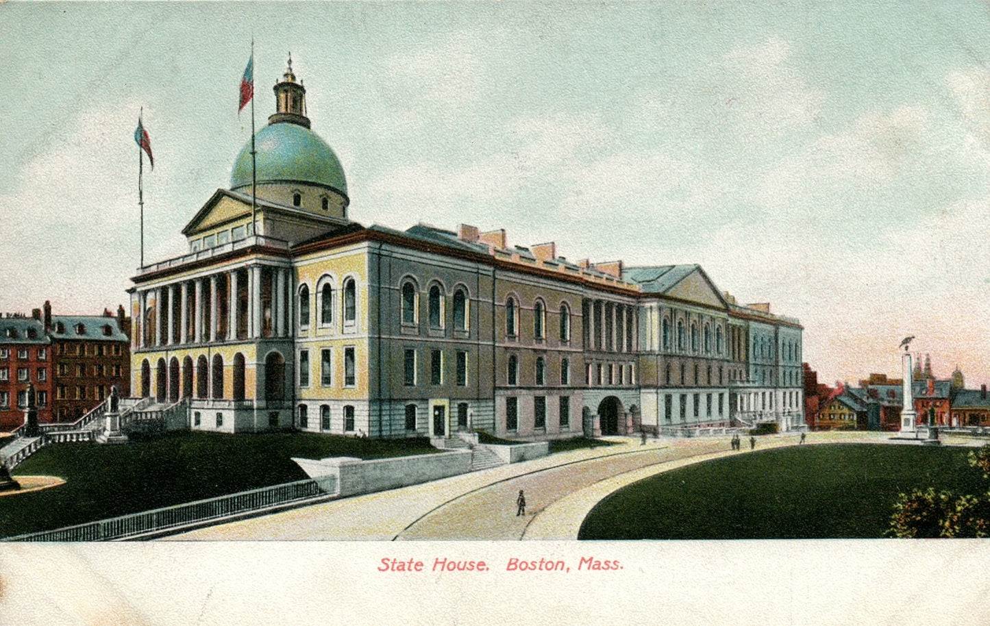 No 57 State House Building View Boston Massachusetts MA Postcard