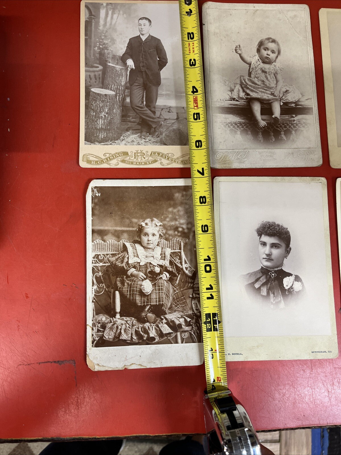 antique cabinet card lot of 6
