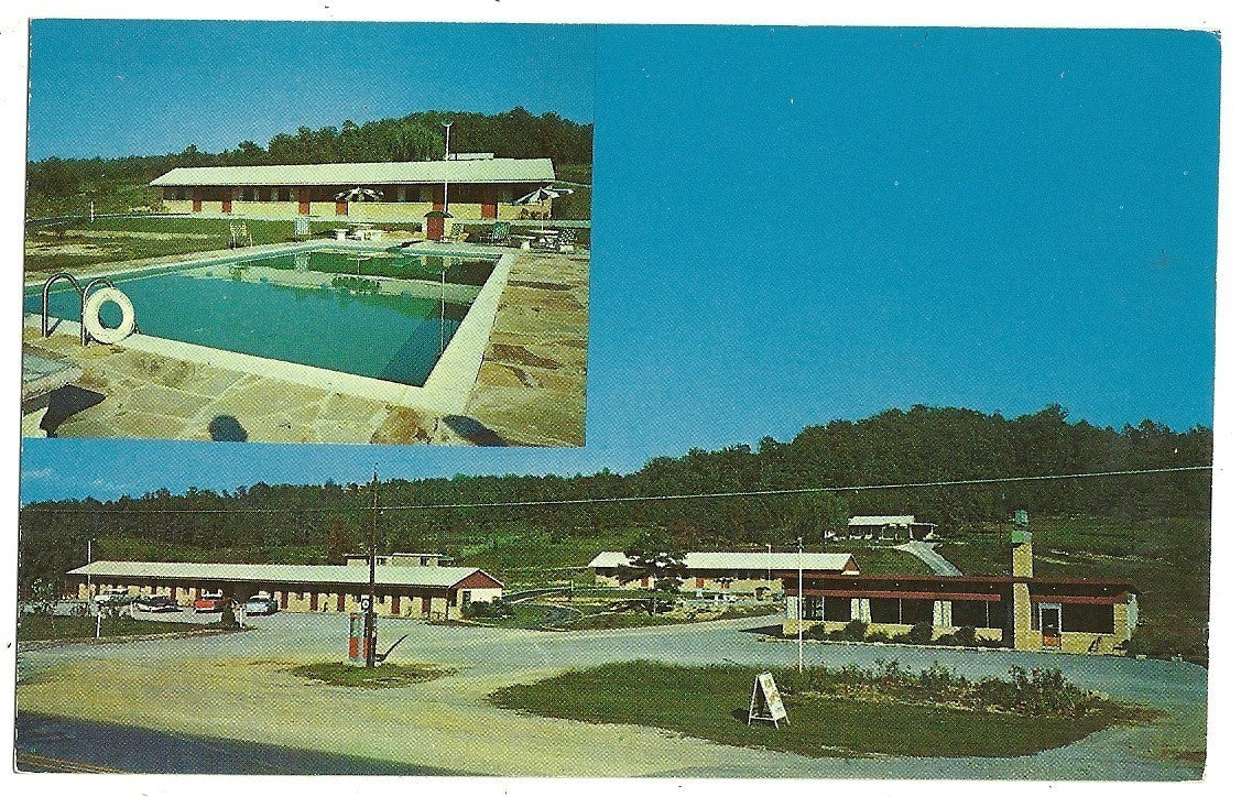 Rancho Motel Hotel Chattanooga TN Tennessee AAA Postcard