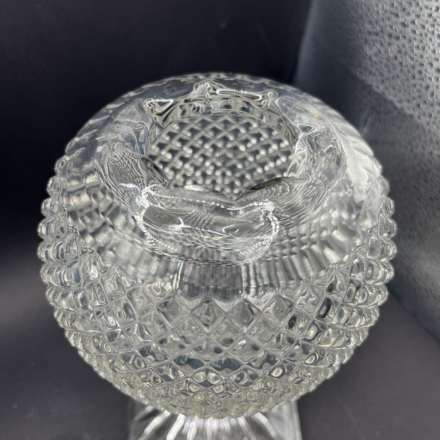 Vintage Blown Glass Ivy Ball