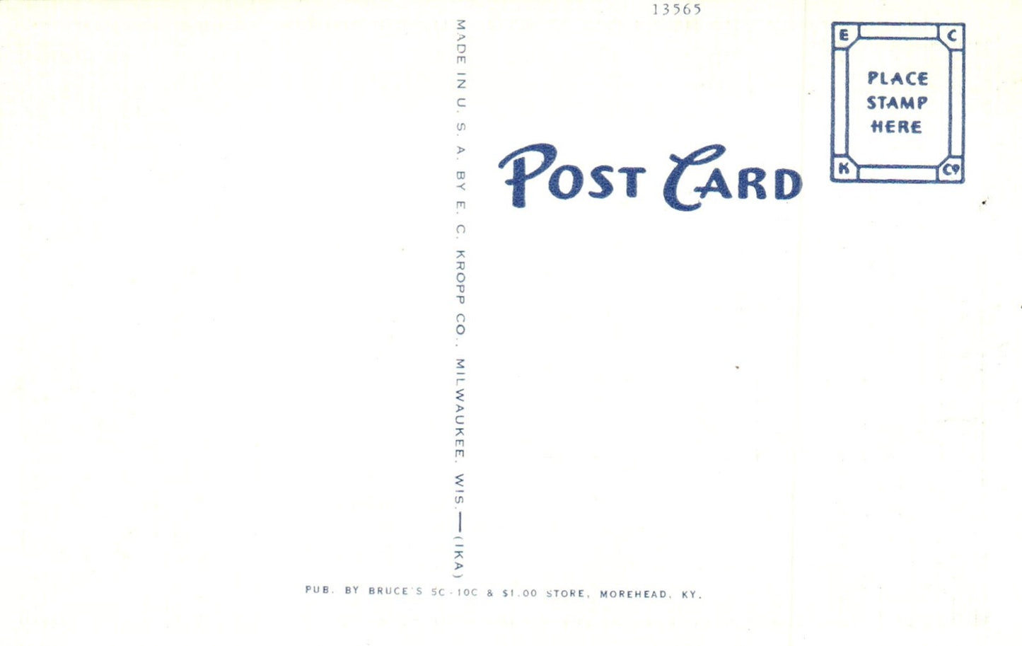 College Auditorium Field's Hall Morehead Teachers College KY Kentucky Postcard