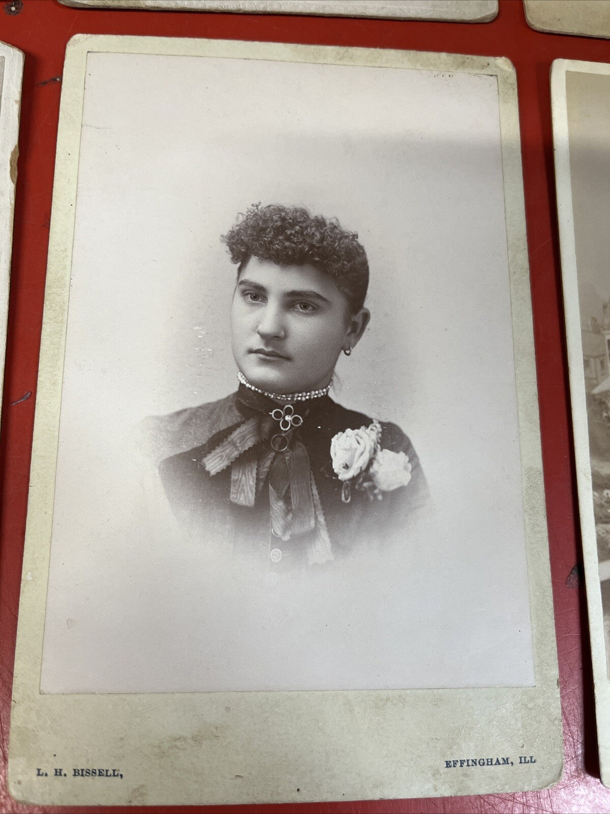 antique cabinet card lot of 6