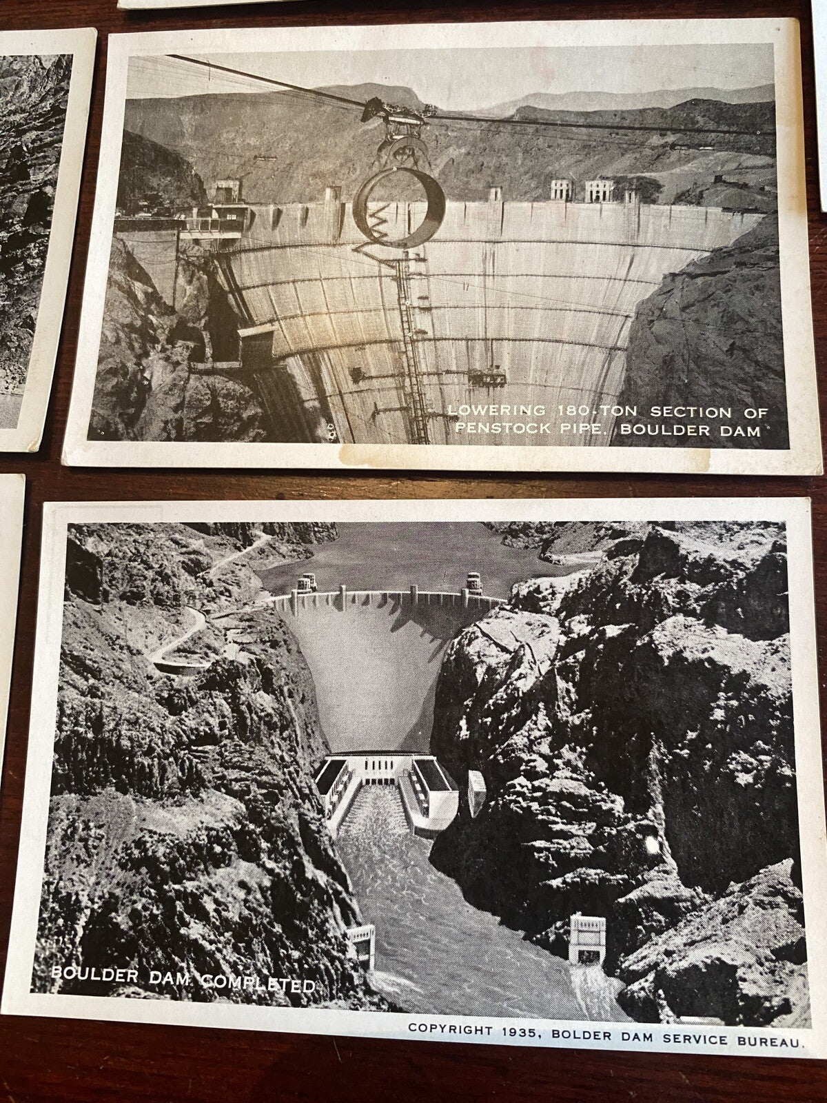 17 Landmark Boulder City Hoover Dam Construction Las Vegas Nevada NV Postcard