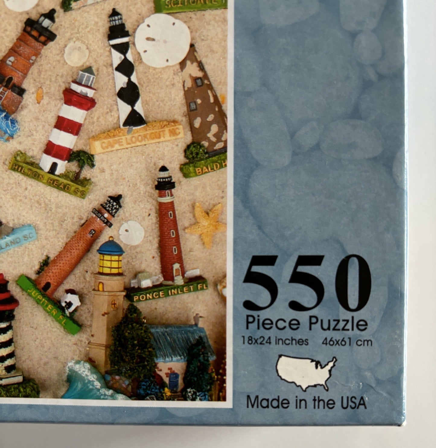 Lighthouse Love Guiding Lights Puzzles That Rock Brand 550 Piece 18" x 24"