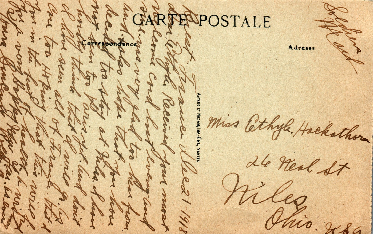 18 Brest Un Torpilleur de la Defense Ship Postcard