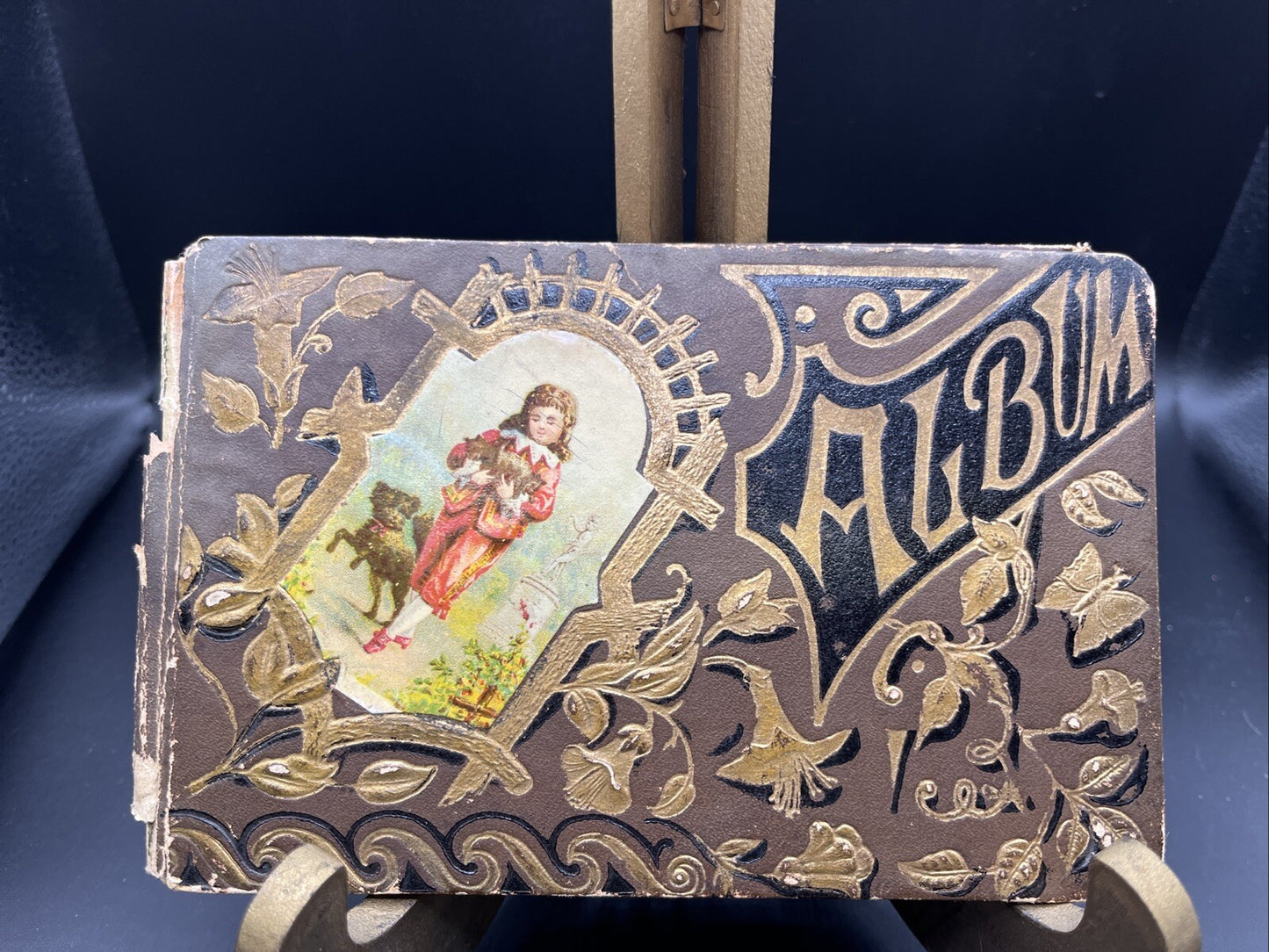 Antique Early 1900’s Autograph Album With Hand Written Notes