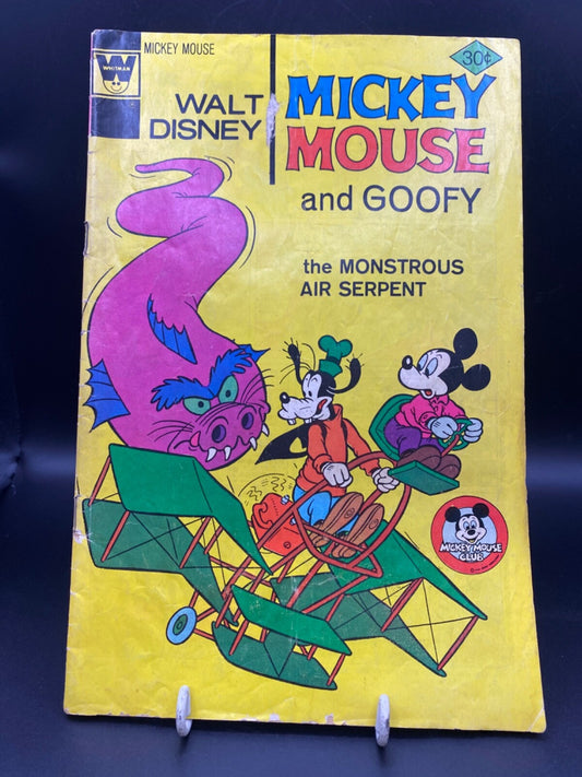 Walt Disney Mickey Mouse & Goofy the Monstrous Air Serpent Comic Book