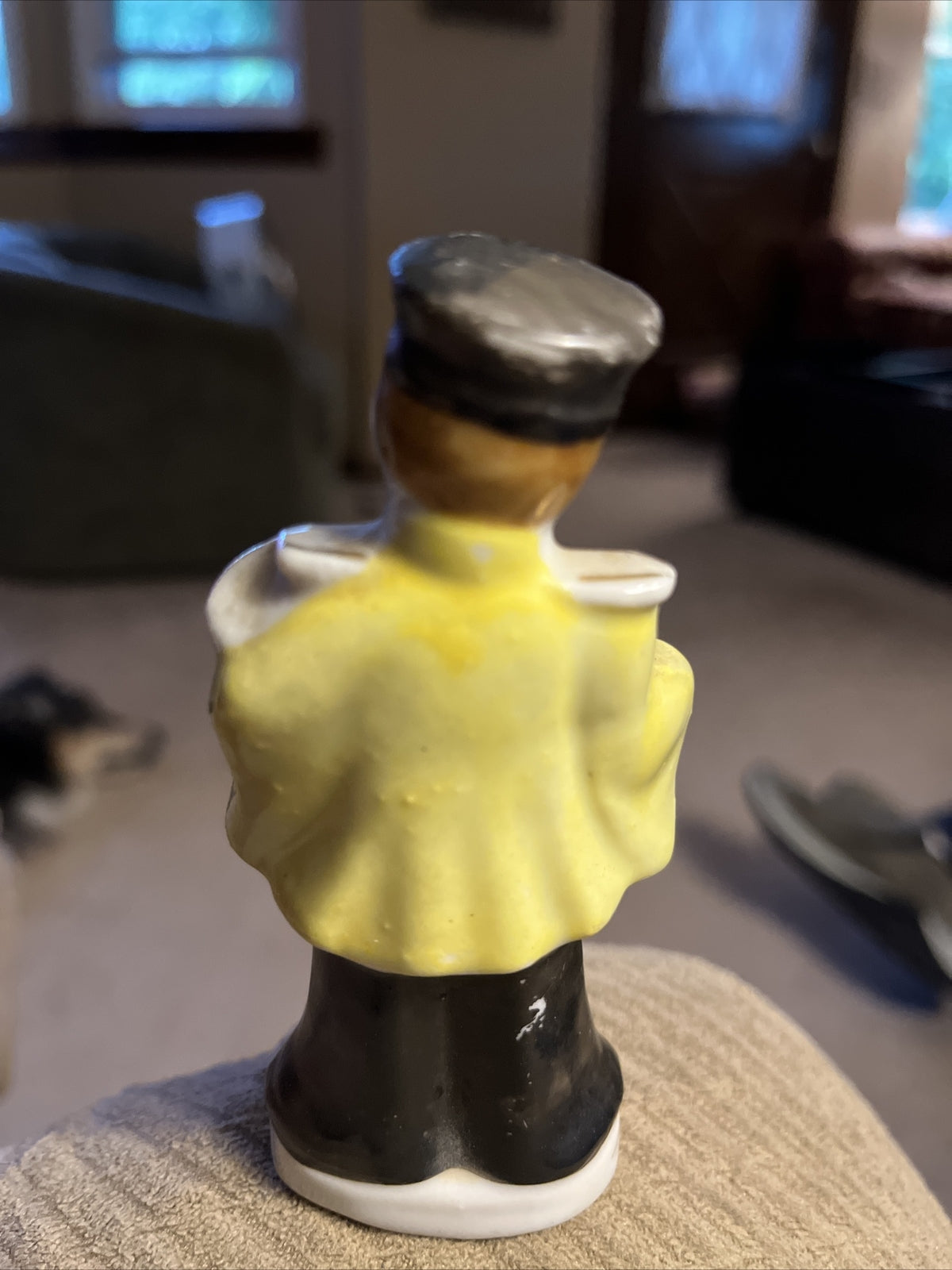 Vintage Occupied Japan Small Figurine Porcelain Man Hand Painted