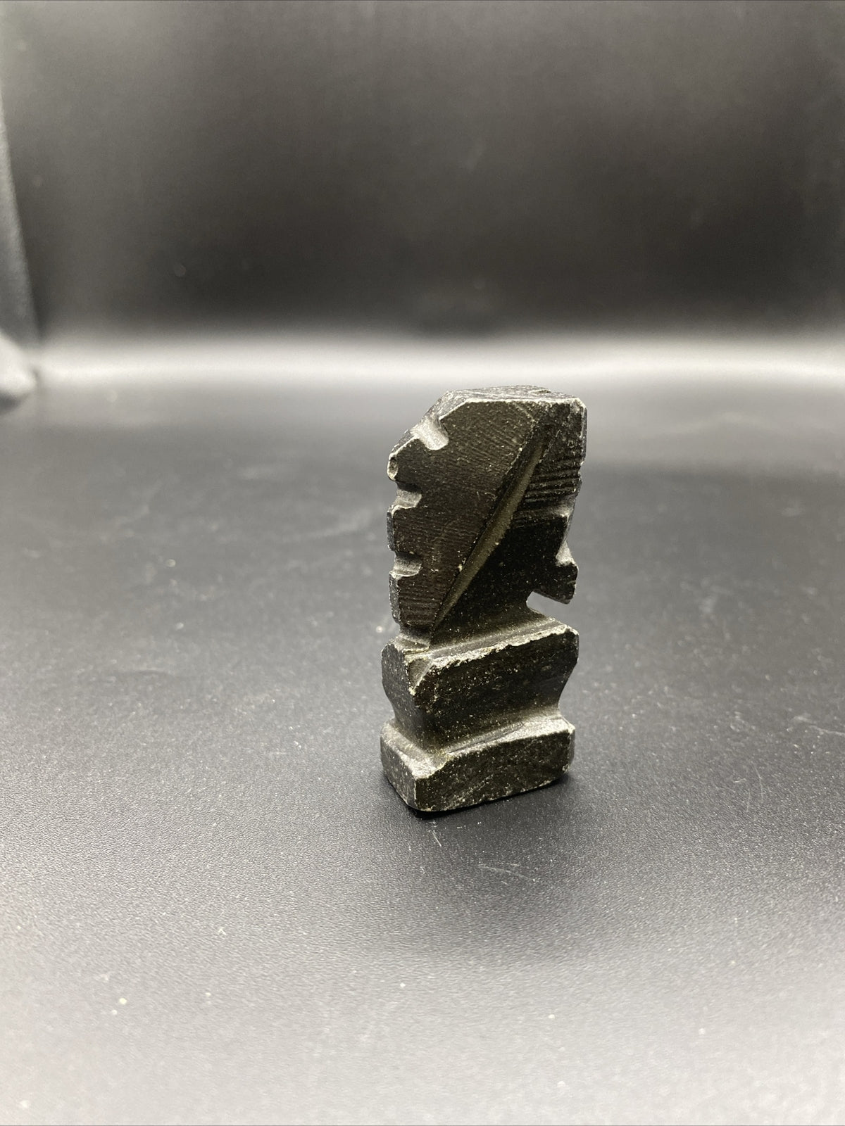 2" BLACK KNIGHT  Horse Marble  Onyx Stone Replacement Chess Piece